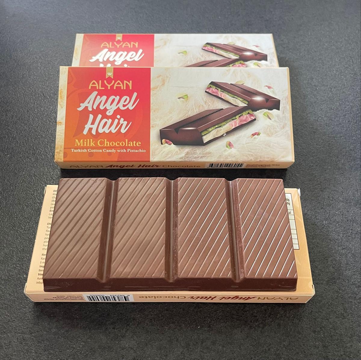 10 Kartons Alyan Angel Hair Milk Chocolate, gesamt 120 Stück, Herkunft Türkei?d=2025-11-05 05:46:59