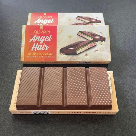 1 Palette mit 288 Kartons Alyan Angel Hair Milk Chocolate, gesamt 3456 Stück, Herkunft Türkei 1 Palette mit 288 Kartons Alyan Angel Hair Milk Chocolate, gesamt 3456 Stück, Herkunft Türkei