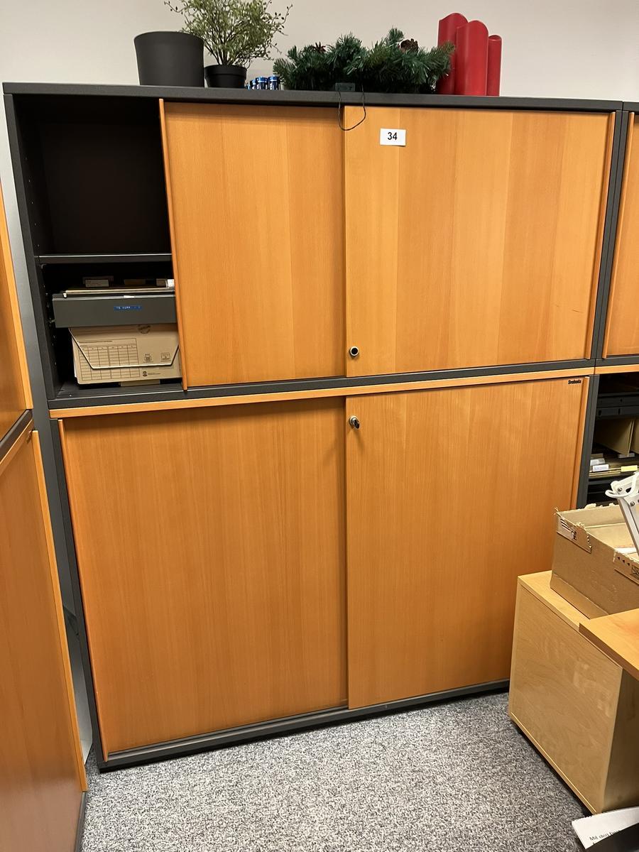 1 Stk. Aktenschränke 160/110 cm - 1 Stk. 160/80 cm