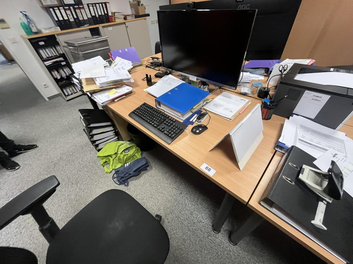 Schreibtisch ca. 200/80 cm