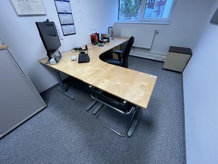 Schreibtischwinkelkombination ca. 280/200 cm Schreibtischwinkelkombination ca. 280/200 cm
