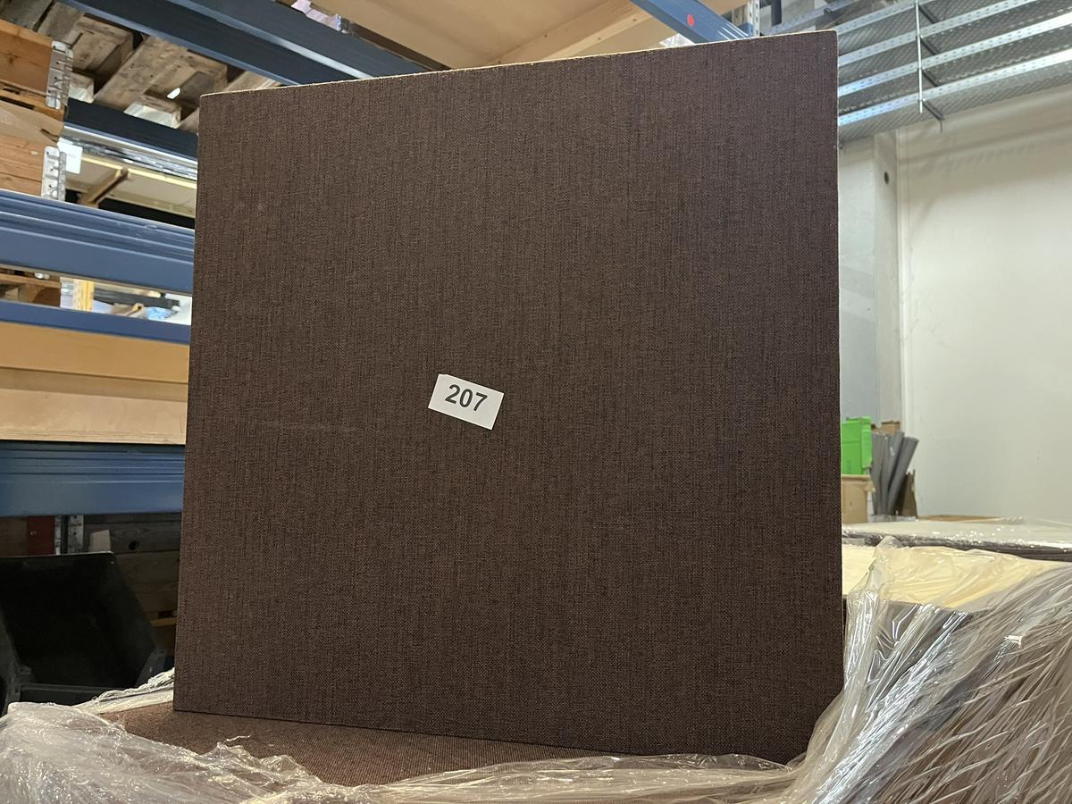 20 Stück Absorberpaneele, braun, 24 x mit Fuss