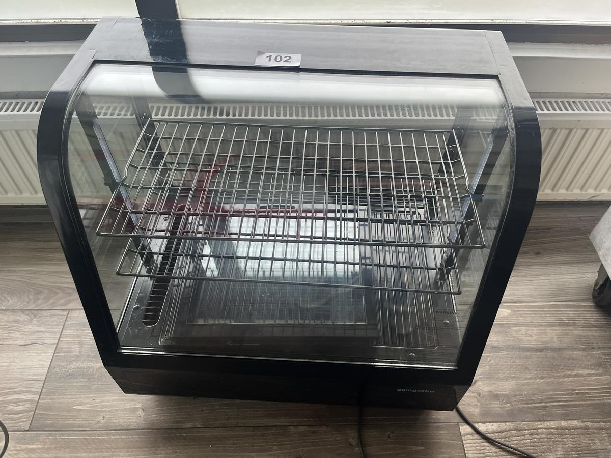 GGM Gastro Tischvitrine gekühlt 70/45/70 cm, 160 Watt, 100 Liter