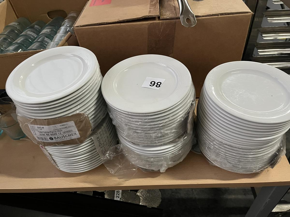 70 Stück BAUSCHER Teller neu 20 cm Durchmesser