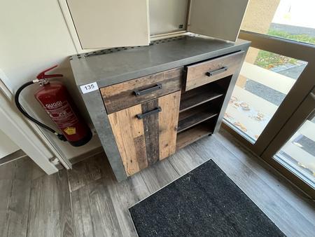 Servierschrank 120/35/100 cm mit Laden/Türen Servierschrank 120/35/100 cm mit Laden/Türen