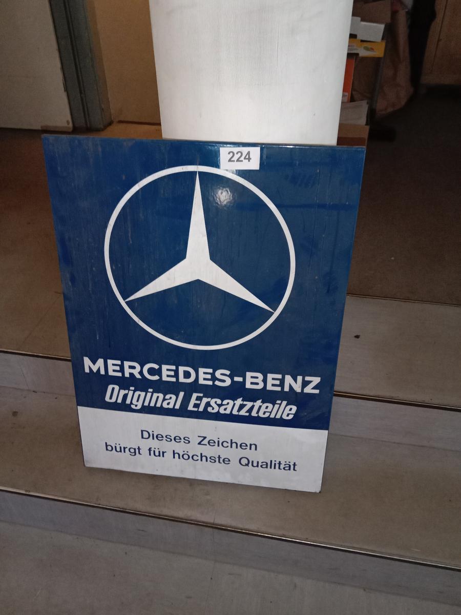 MB Blechschild, Emaille Schild