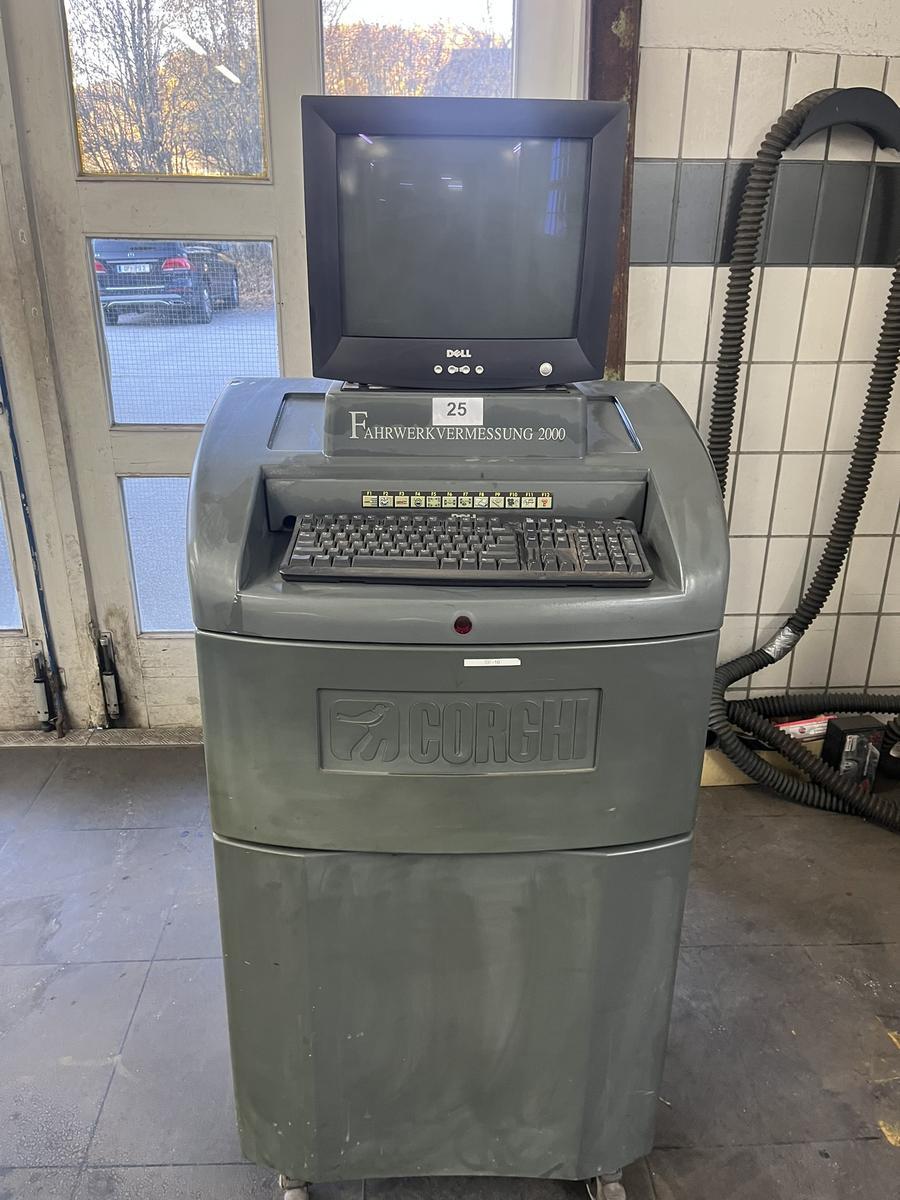 GORGHI 2000 Fahrwerksvermessungsgerät mit Zubehör