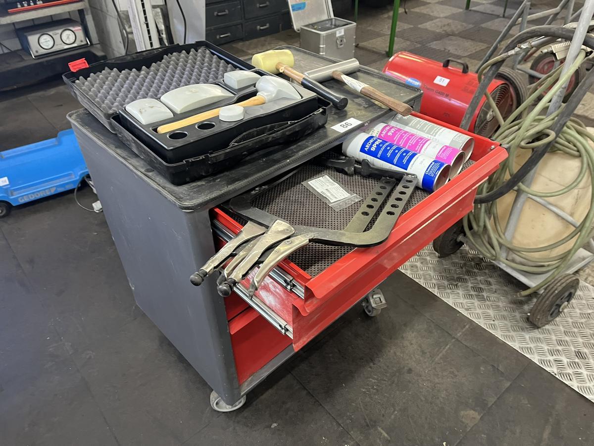 ADLATUS Aluwerkzeugset mit Auszugsladen und Zubehör