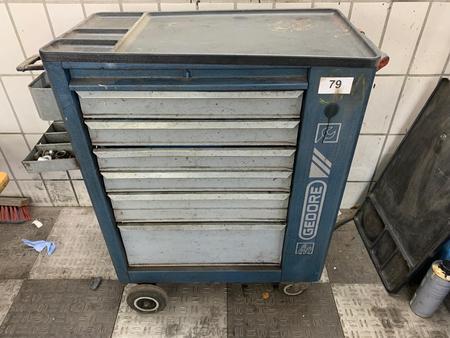 Gedore Werkzeugwagen bestück mit Handwerkzeugen Gedore Werkzeugwagen bestück mit Handwerkzeugen