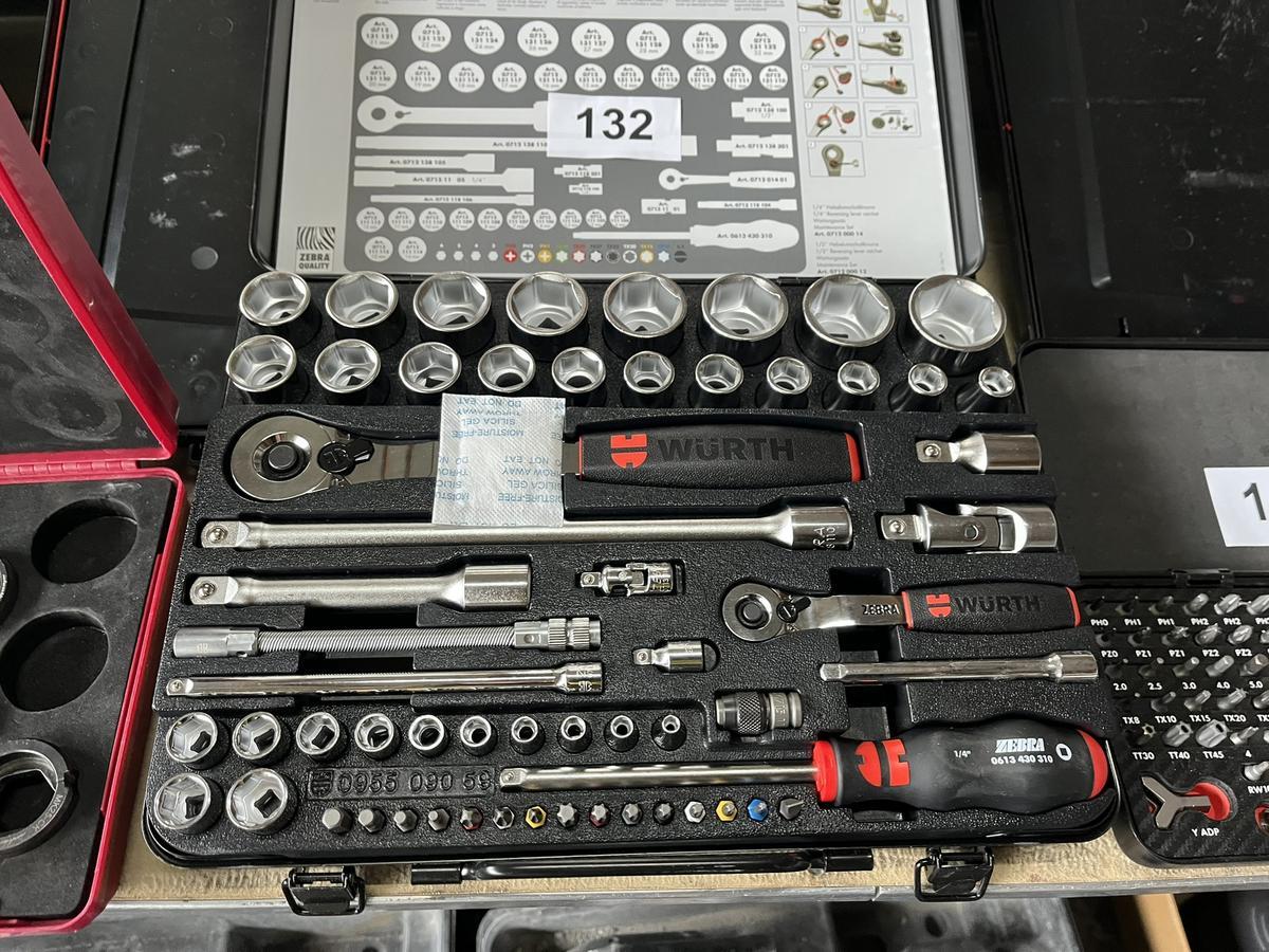 WÜRTH Steckschlüsselsatz in Kassette, fabriksneu
