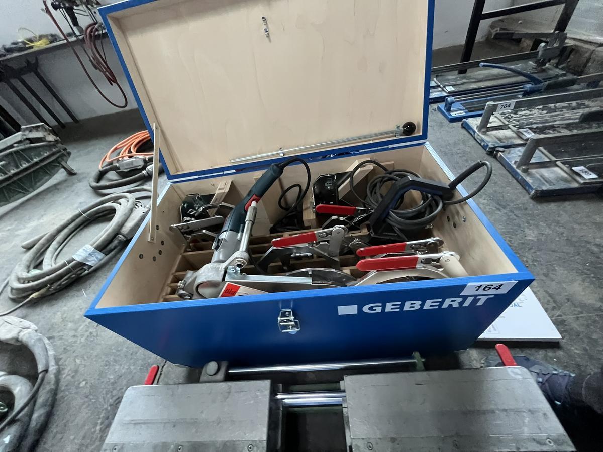 GEBERIT Universal-Schweißmaschine neuweritig mit Zubehör - inklusive Werkzeugkiste