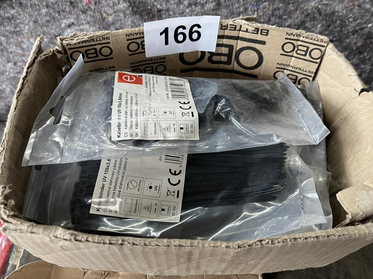 20 Packungen Kabelbinder 150 mm schwarz