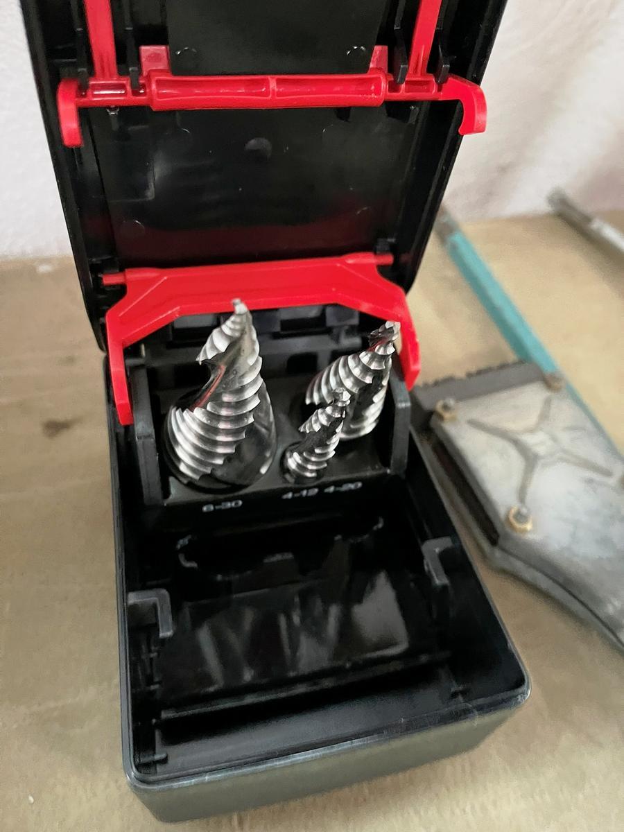 3 teiliges Kegelbohrerset WÜRTH in Kassette