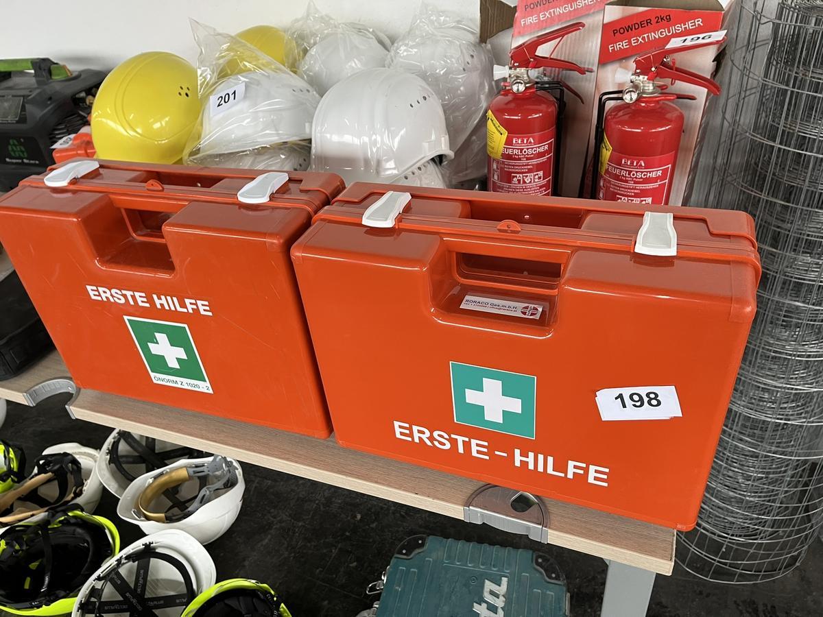 2 Stück Erste Hilfekasten nach ÖNORM