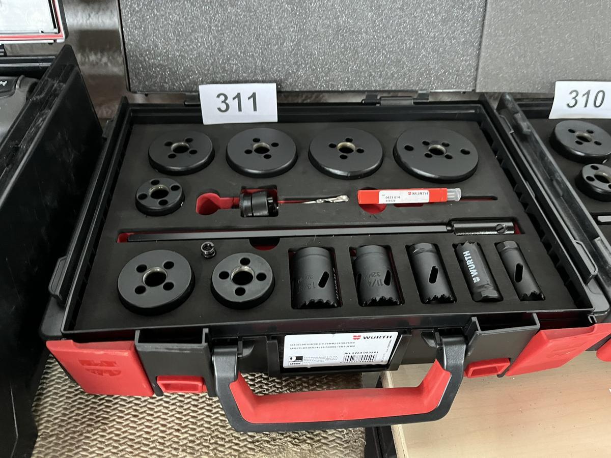 WÜRTH Sysko Zylindersägenset 19/76 mm in Kassette,neu