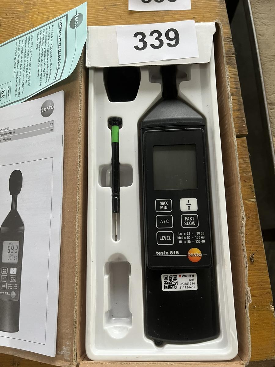 TESTO 815 Schallpegelmessgerät