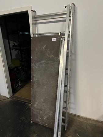 Alugerst bestehend asu 2 Rahmen plus Platte / Diagonalen