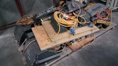 kpl.Hochbaukran-,Halogenstrahlerset