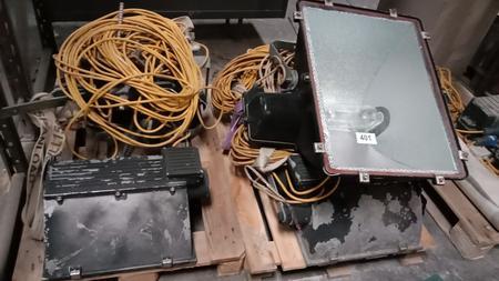 kpl.Hochbaukran-,Halogenstrahlerset