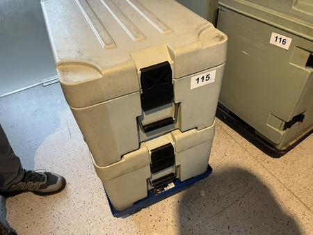 2 Stck Thermoboxen mit Unterbau