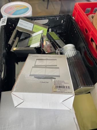 8 Stk. Speisenaufsteller, Glas