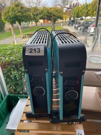 2 Stk. Heizlfter, 55x10x43cm