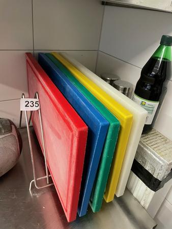 5 Stk. Schneidebretter mit Stndr