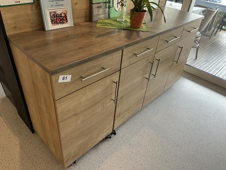 2 Stck Besteckladenschrnke mobil je 180/50/90 cm