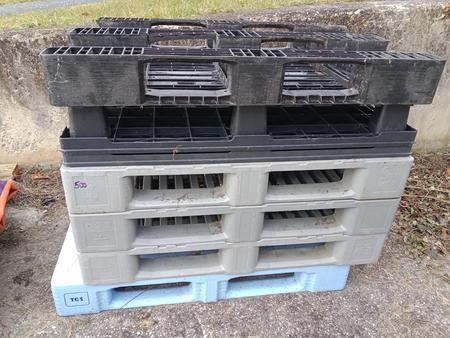 6 Stck Kunststoff Paletten