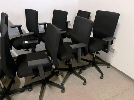 VIASIT Bürodrehstuhl, mit Sitz- und Höhenverstellung, schwarz, 1. Wahl VIASIT Bürodrehstuhl, mit Sitz- und Höhenverstellung, schwarz, 1. Wahl