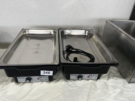 2 Stk. Eletrische Hendi Chafing - Dish