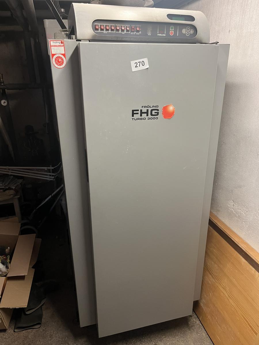 Fr&ouml;ling Turbo 3000 St&uuml;ckgutofen Type FHG Bj.2003 , ca. 77.5 kW Nennw&auml;rmeleistung - volleinsatzbereit - Selbstabbau d.d.K&auml;ufer - Vorf&uuml;hrung m&ouml;glich?d=2025-12-15 03:51:33