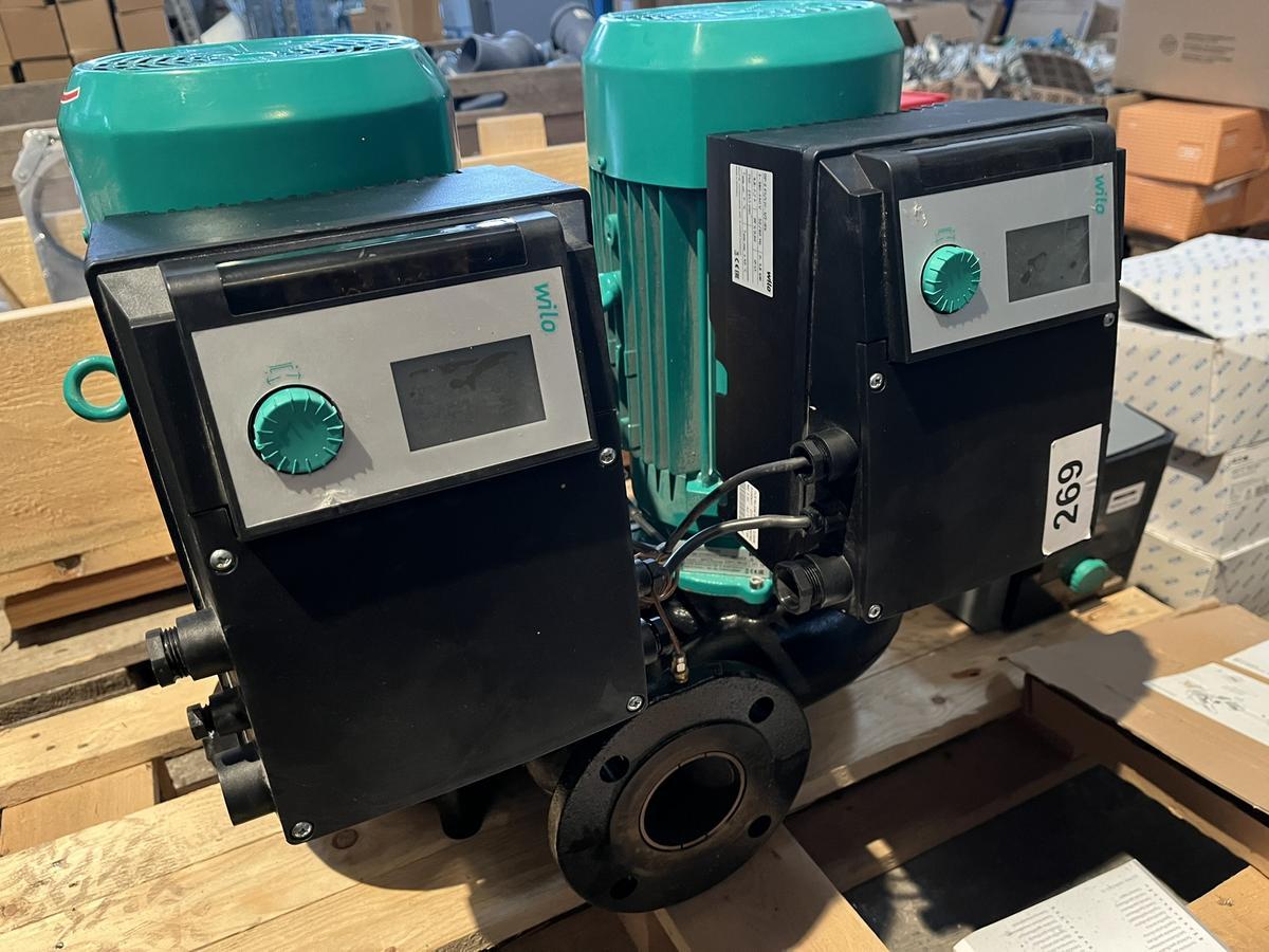 WILO Trockenl&auml;ufer-Energiespar-Doppelpumpe DP-E 65/120-3/2-IE 4, 3.8 kW,0/40 Grad,