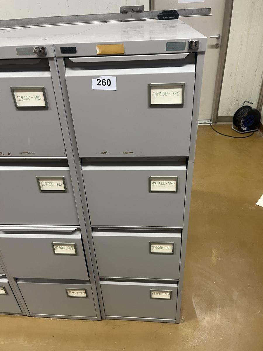 Blech - Werkzeugschrank mit 4 Auszugsladen, 133x40x62cm?d=2025-12-18 20:45:24