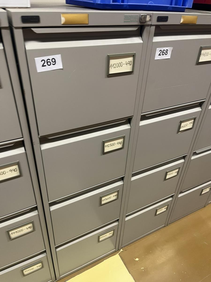 Blech - Werkzeugschrank mit 4 Auszugsladen, 133x40x62cm?d=2025-12-18 20:44:37