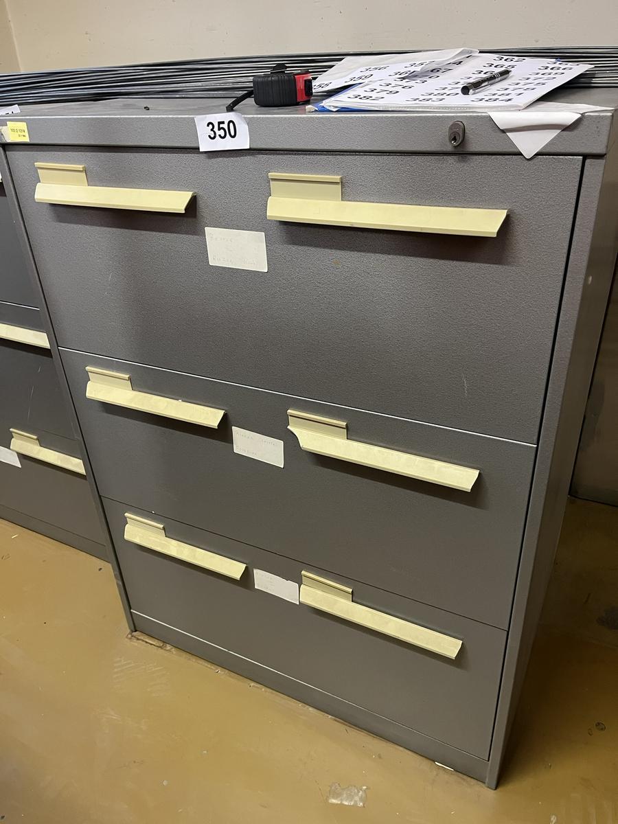 Blech - Werkzeugschrank mit 3 Auszugsladen, 104x81x68cm