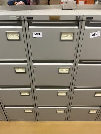 Blech - Werkzeugschrank mit 4 Auszugsladen, 133x40x62cm Blech - Werkzeugschrank mit 4 Auszugsladen, 133x40x62cm