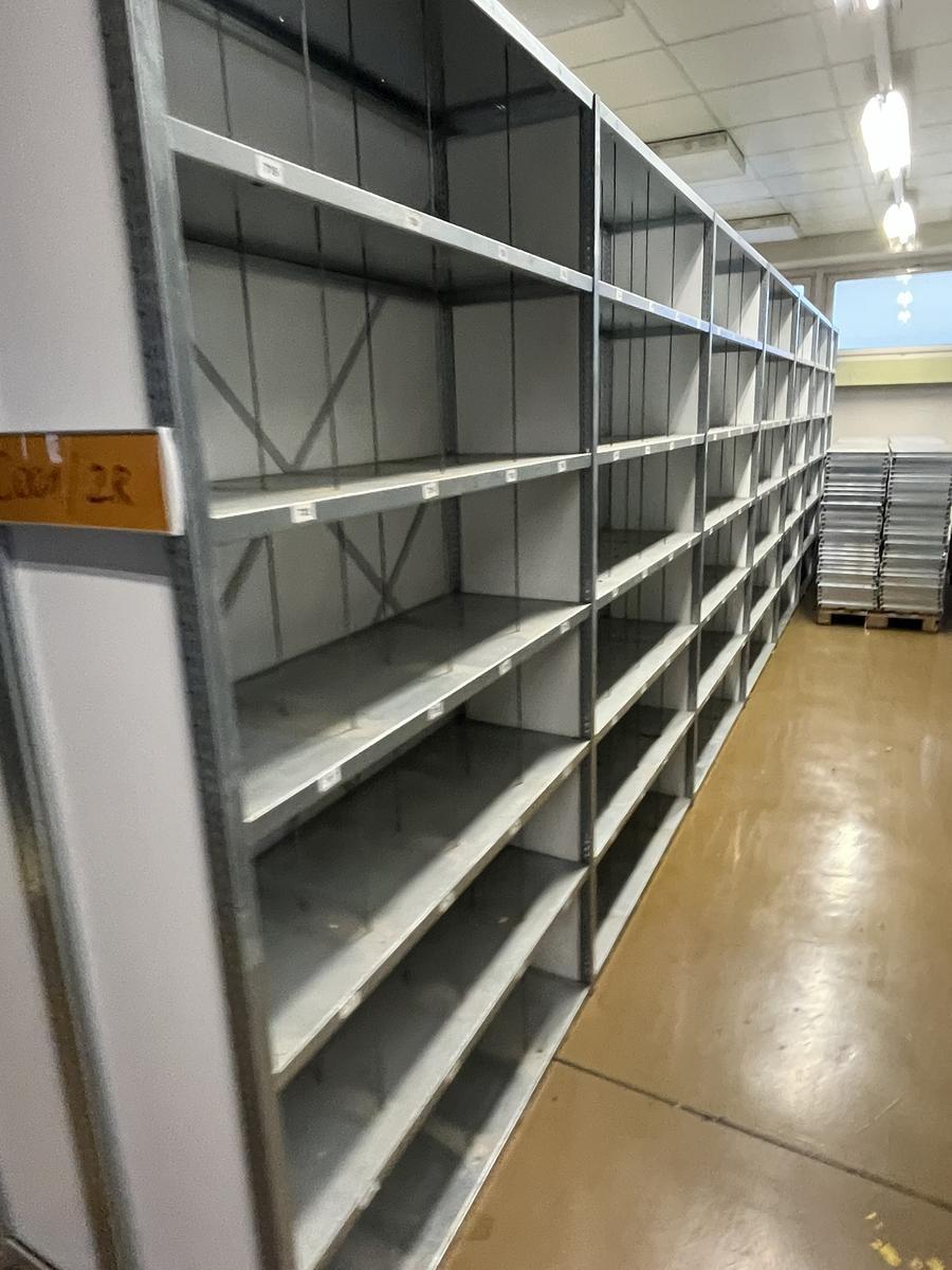 ca. 8.65 Laufmeter Steckregalanlage mit Fachb&ouml;den, 80cm tief, 224cm hoch?d=2025-12-18 20:50:40