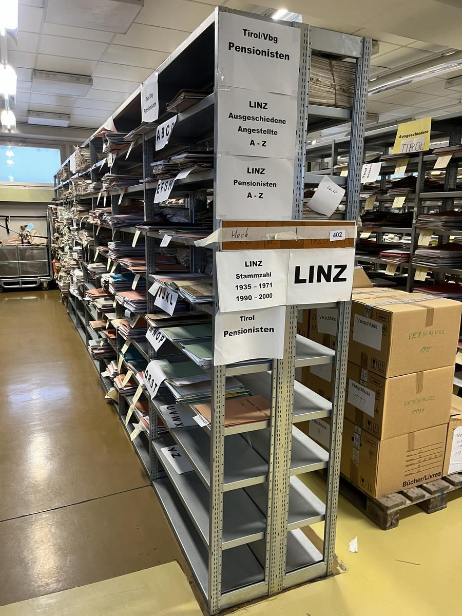 ca. 7.8 Laufmeter Steckregalanlage mit Fachb&ouml;den, 60cm tief, 224cm hoch?d=2025-12-18 20:52:10