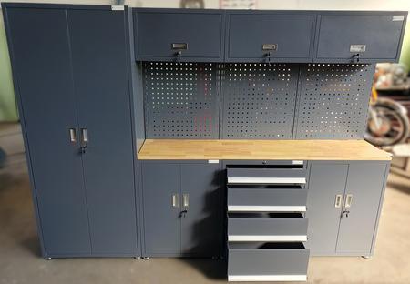 Werkstattschrank, L/H/T ca.2600x1900x460mm Werkstattschrank, L/H/T ca.2600x1900x460mm