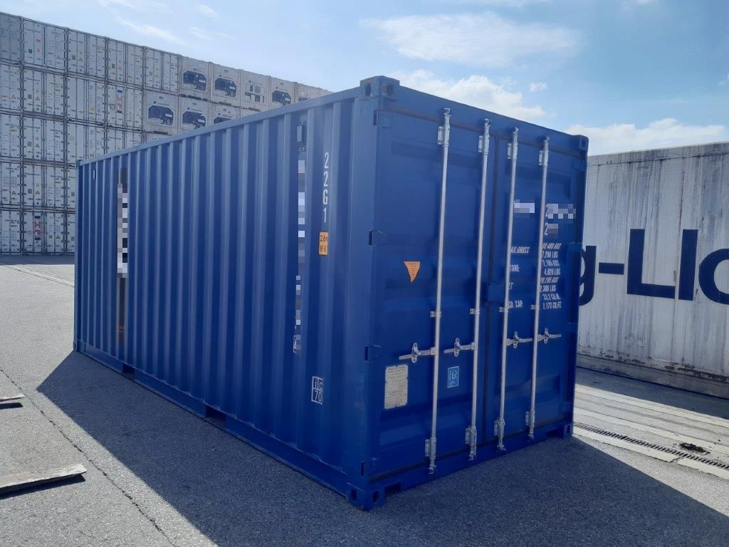 20 Fu&szlig; ISO See- und Lagercontainer, RAL 5010, Containernummer: ICOU210279-8?d=2025-12-23 12:57:07
