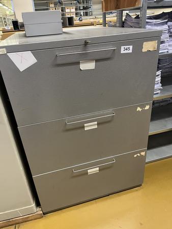 Blech - Werkzeugschrank mit 3 Auszugsladen, 92x64x135cm