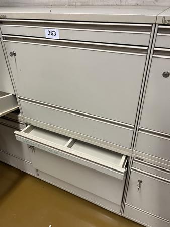 Bene 6ladiger Auszugsschrank, ca. 127x70x7cm