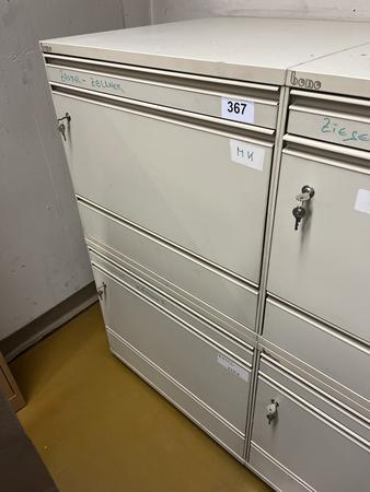 Bene 6ladiger Auszugsschrank, ca. 127x70x7cm