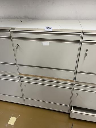 Bene 6ladiger Auszugsschrank, ca. 127x70x7cm