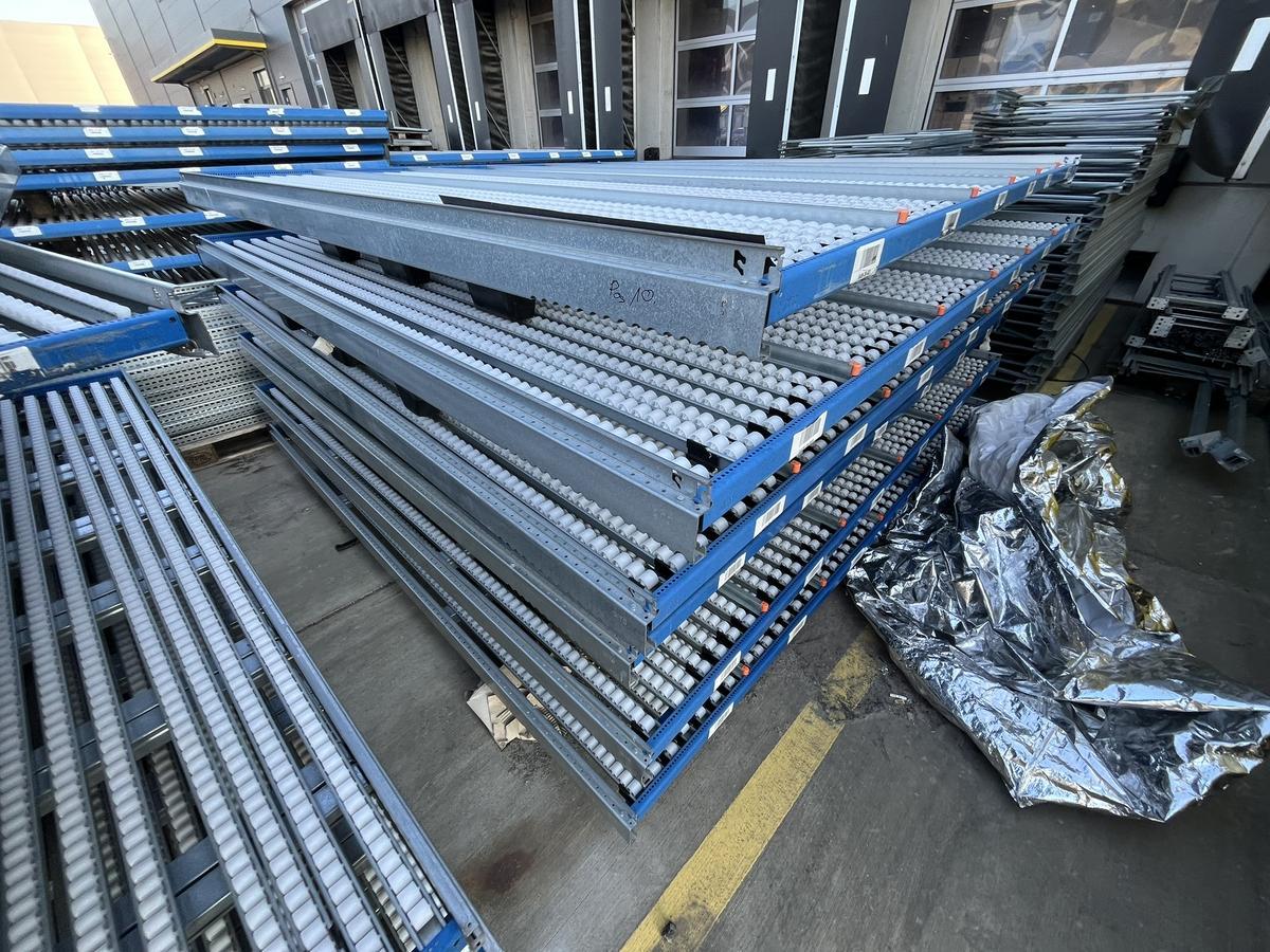 6 Stk.BITO Rollregale f&uuml;r St&uuml;ckgut 270/250/13 cm