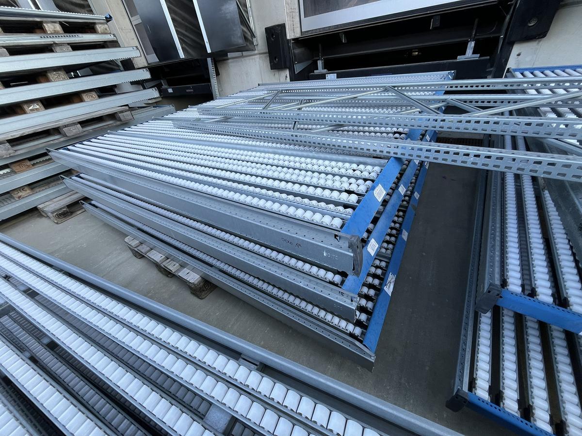 6 Stk.BITO Rollregale f&uuml;r St&uuml;ckgut 270/250/13 cm