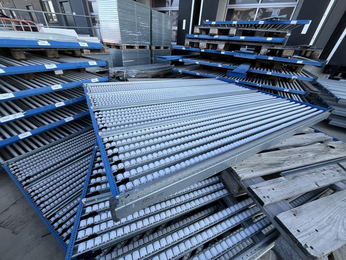 7 Stk.BITO Rollregale f&uuml;r St&uuml;ckgut 270/250/13 cm