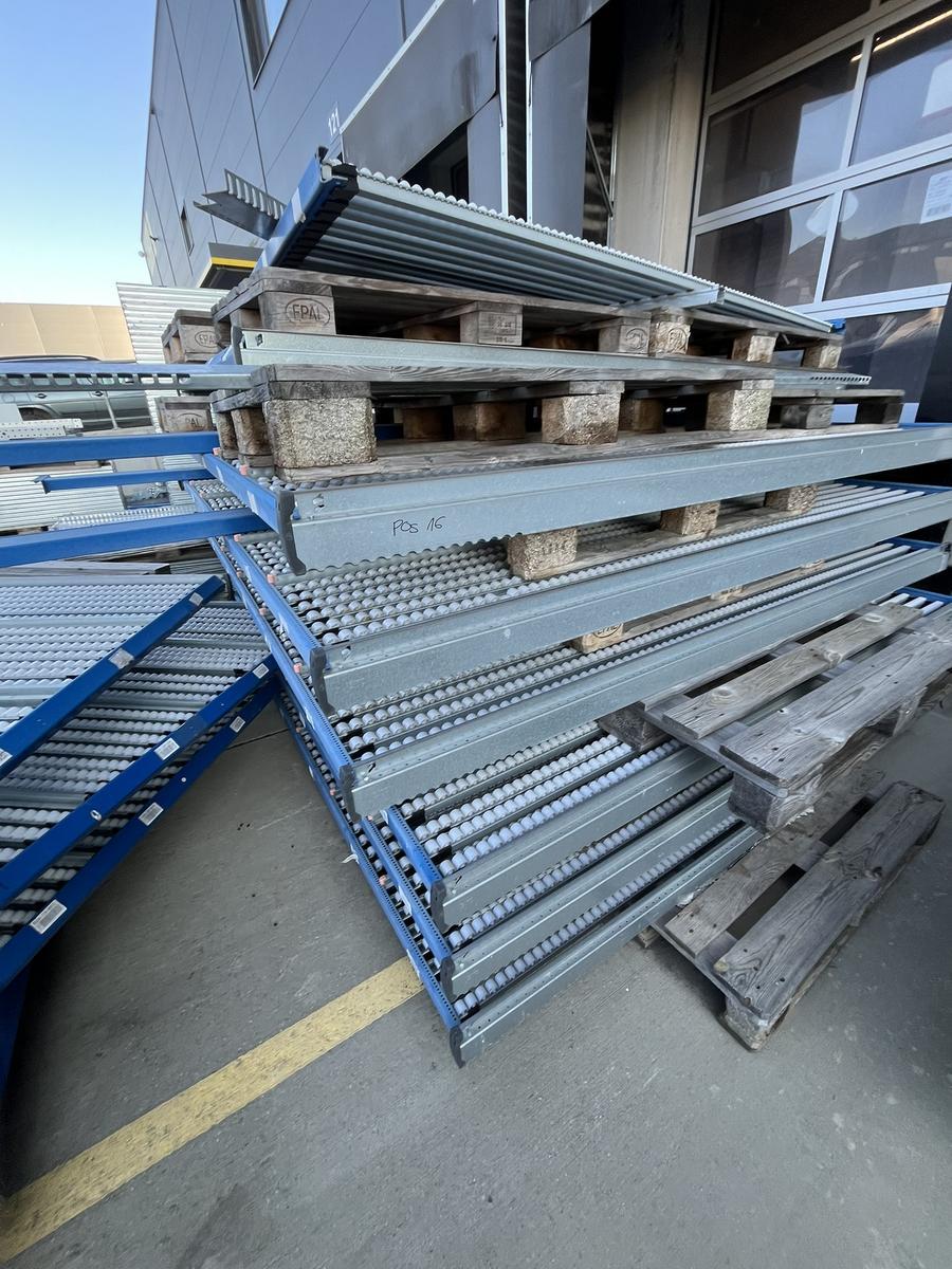 8 Stk.BITO Rollregale f&uuml;r St&uuml;ckgut 270/250/13 cm