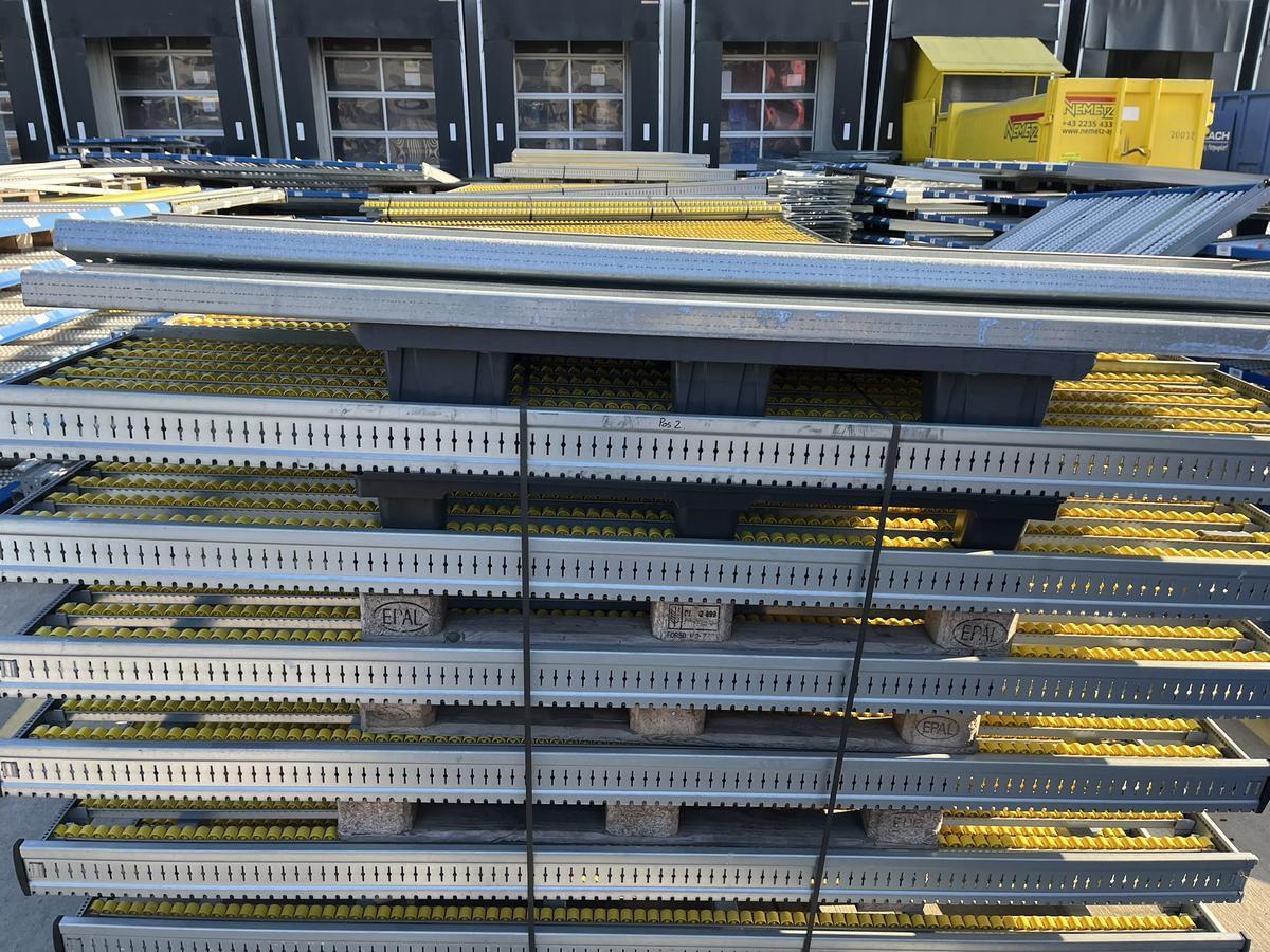 6 Stk. SCH&Auml;FER Rollregale f&uuml;r St&uuml;ckgut ca.243/270/25 cm